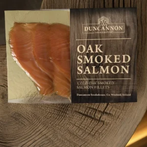 Salmón ahumado en frío, lonchas